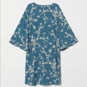 H&M GP & J Baker Collab Blue Floral Dress